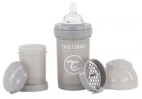 Twistshake Anti-kolikk 180 ml Grå