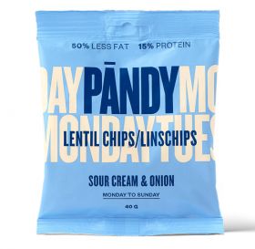 Pändy Lentil Chips Sourcream and Onion 40 g