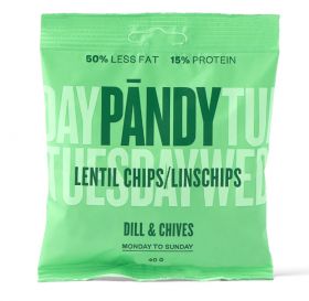 Pändy Lentil Chips Dill and Chives 40 g