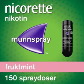 Nicorette 1 mg/dose munnspray fruktmint 150 doser