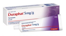 Duraphat Reseptfri fluortannpasta 5 mg/g