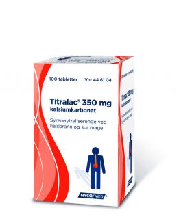 Titralac Tabletter 350mg 100stk