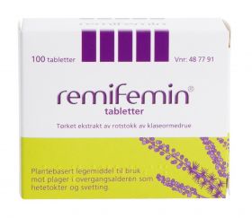 Remifemin 2,5 mg tabletter 100 stk