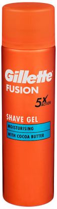 Gillette Fusion Moisturising With Cocoa Butter Shave Gel 200ml