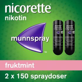 Nicorette Munnspray Fruktmint 1mg 300 doser