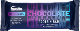 Maxim Fuel Legends Chocolate Caffeine Protein Bar 55 g 1 stk
