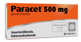Paracet 500 mg tabletter 10 stk