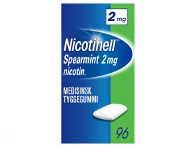 Nicotinell 2 mg tyggegummi spearmint 96 stk