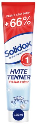 Solidox Tannkrem Hvite Tenner 125ml