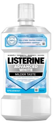 Listerine Advanced White Milder Taste Munnskyll 500ml