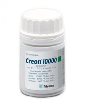 Creon 10000 harde enterokapsler 100 stk