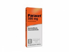 Paracet 500 mg tabletter avlange 20 stk