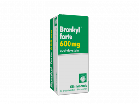 Bronkyl forte 600 mg brusetabletter 10 stk