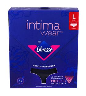 Libresse Intimawear Hipster Black Large