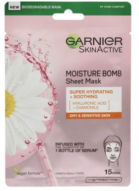 Garnier Skinactive Moisture Bomb Dry & Sensitive Skin Sheet Mask