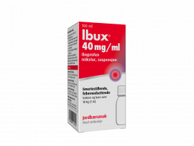 Ibux 40 mg/ml mikstur jordbær 100 ml