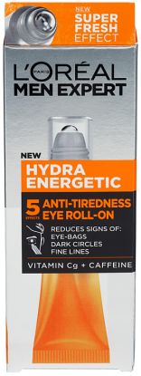 L'Oréal Paris Men Expert Hydra Energetic Anti-Tiredness Icy Eye Roll-On 10ml