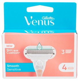 Gillette Venus Smooth Sensitive Razor Blades 4 pack
