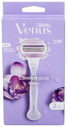 Gillette Venus Comfortglide Breeze Razor + 2 stk Barberblad