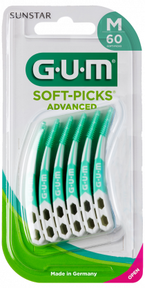 Gum Soft-Picks Advanced mellomromsbørste str M 60 stk