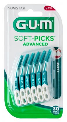 Gum Soft-Picks Advanced mellomromsbørste str L 30 stk