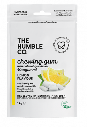 Natural Chewing Gum Lemon 10stk