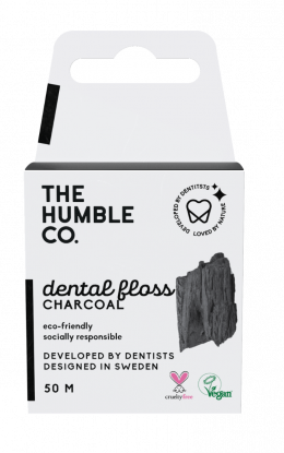 The Humble Co. Dental Floss Charcoal 50 M 1stk