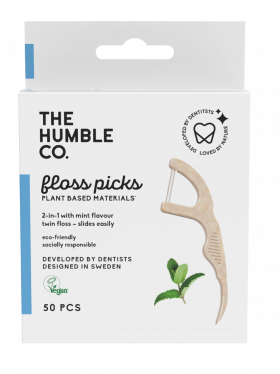 The Humble Co. Dental Floss Picks 50P 50stk