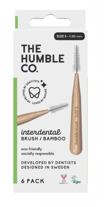 The Humble Co. Bamboo Interdental Brush Size 5 Green 6stk