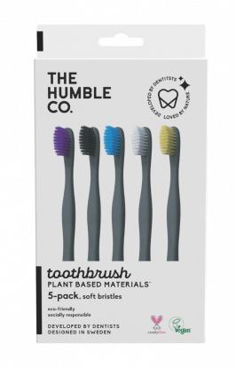 The Humble Co. Plant Based 5Pack 5 Colors Soft  5stk