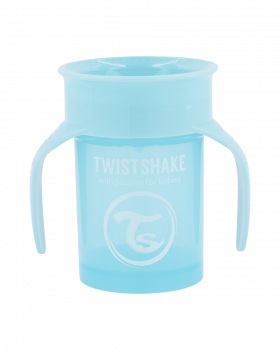Twistshake 360 Cup 6+ mnd blå 230 ml