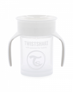 Twistshake 360 Cup 6+ mnd hvit 230 ml