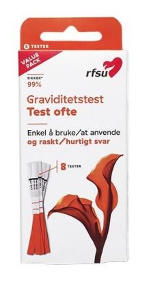 RFSU Test Ofte graviditetstest 8stk
