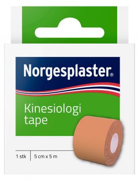 Norgesplaster Kinesiologitape beige 5 cm x 5 m