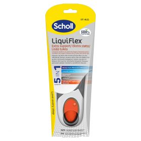 Scholl LiquiFlex Extra Support innleggssåle str 41 - 46,5 1 par