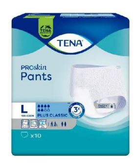 Tena Pants Plus Classic buksebleie L 10 stk