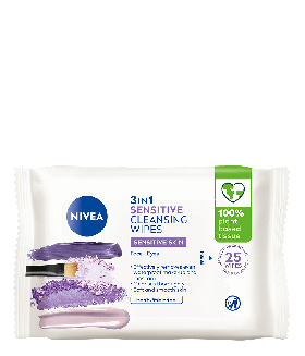 NIVEA Sensitive Cleansing Wipes 25 stk