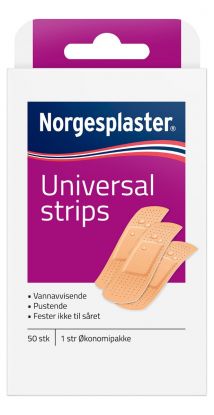 Norgesplaster Universal strips 50 stk