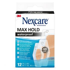 Nexcare Max Hold Waterproof plaster 12 stk