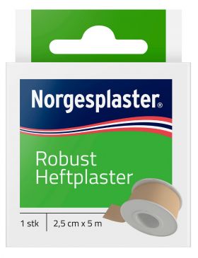 Norgesplaster Robust heftplaster 2,5 cm x 5 m
