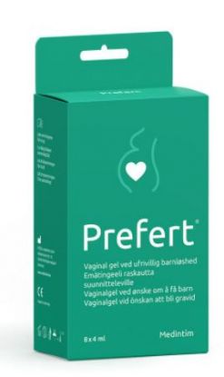 Prefert vaginal gel glidemiddel til deg som vil bli gravid 8x4 ml