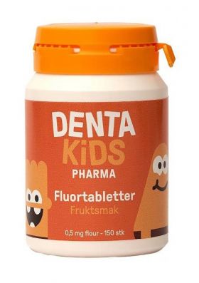 DentaKids Pharma Fluortabletter Fruktsmak 150stk