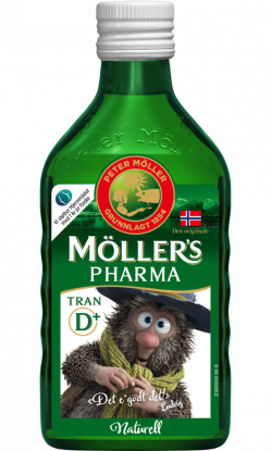 Möllers Pharma Tran D+ naturell smak 250 ml