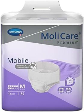 Molicare Premium Mobile bleiebukse str M 14 stk