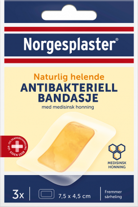 Norgesplaster Antibakteriell Bandasje 3 stk