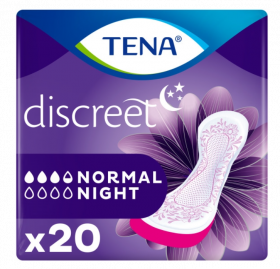 Tena Discreet Normal night 20 stk