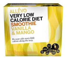Allévo Vanilla & Mango Smoothie 20 x 31g komplett kosterstatning med veldig lavt kaloriinnhold