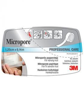 Micropore Hvit Tape 1,25cm x 9,14m