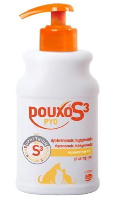 Douxo S3 Pyo Shampoo til hund og katt 200 ml