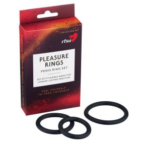 rfsu Pleasure ring penisring sett 3 stk